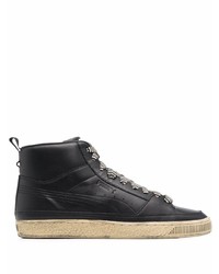 Sneakers alte in pelle nere di Puma