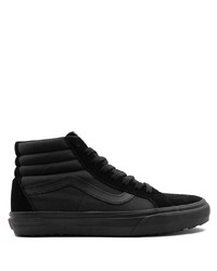 Sneakers alte in pelle nere di Vans