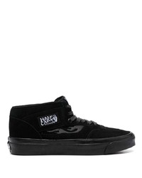 Sneakers alte in pelle nere di Vans