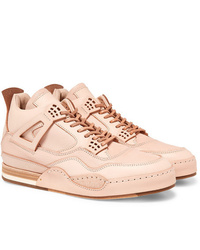 Sneakers alte in pelle rosa di Hender Scheme