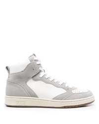 Sneakers alte in pelle scamosciata bianche di Polo Ralph Lauren