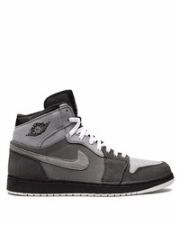 Sneakers alte in pelle scamosciata grigio scuro di Jordan