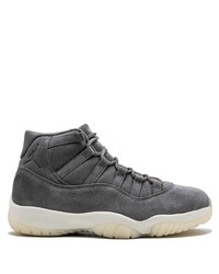Sneakers alte in pelle scamosciata grigio scuro di Jordan