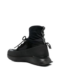 Sneakers alte in pelle scamosciata nere di Canada Goose