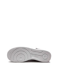 Sneakers alte in pelle stampate grigie di Nike