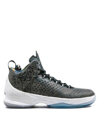 Sneakers alte in pelle stampate grigio scuro di Jordan