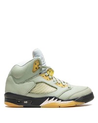 Sneakers alte in pelle verde menta di Jordan