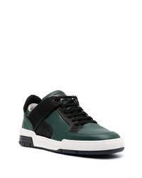 Sneakers alte in pelle verde scuro di Jacob Cohen
