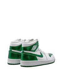Sneakers alte in pelle verdi di Jordan