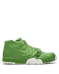 Sneakers alte in pelle verdi di Nike