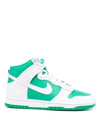 Sneakers alte in pelle verdi di Nike