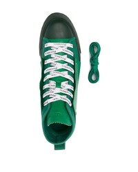 Sneakers alte in pelle verdi di JW Anderson