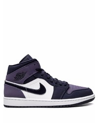 Sneakers alte in pelle viola di Jordan