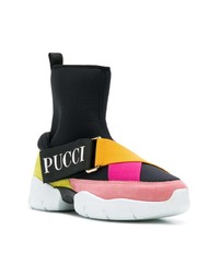 Sneakers alte multicolori di Emilio Pucci
