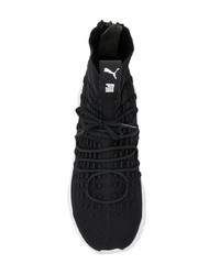 Sneakers alte nere e bianche di Puma
