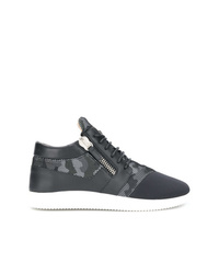 Sneakers alte nere e bianche di Giuseppe Zanotti Design
