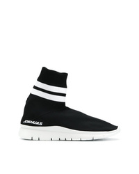 Sneakers alte nere e bianche di Joshua Sanders