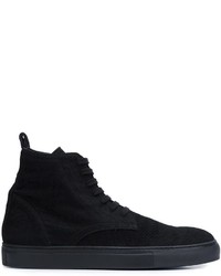 Sneakers alte nere di Ann Demeulemeester