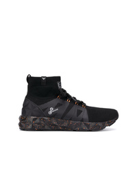 Sneakers alte nere di Ea7 Emporio Armani
