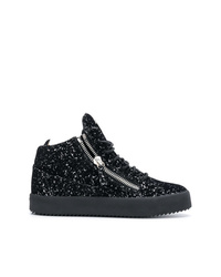 Sneakers alte nere di Giuseppe Zanotti Design