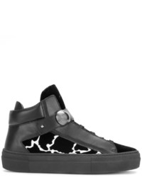 Sneakers alte nere di Nicholas Kirkwood