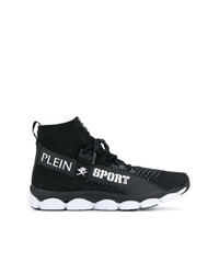 Sneakers alte nere di Plein Sport