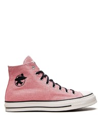Sneakers alte rosa di Converse