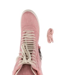 Sneakers alte rosa di Rick Owens