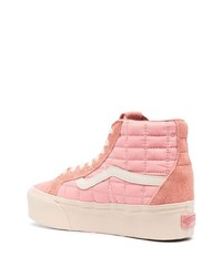 Sneakers alte rosa di Vans