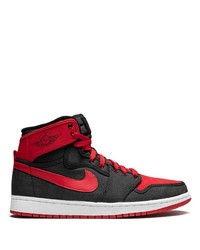 Sneakers alte rosse e nere di Jordan