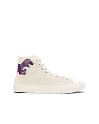 Sneakers alte stampate beige di Ps By Paul Smith