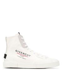 Sneakers alte stampate bianche di Givenchy