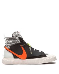Sneakers alte stampate grigio scuro di Nike