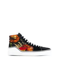 Sneakers alte stampate nere di Givenchy