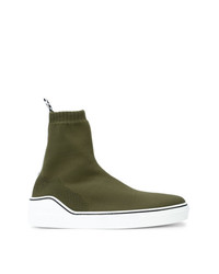 Sneakers alte verde oliva di Givenchy