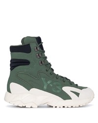 Sneakers alte verde scuro di Y-3