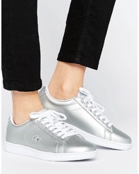 Sneakers argento di Lacoste