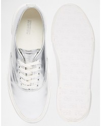 Sneakers argento di Pull&Bear
