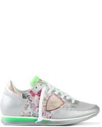 Sneakers basse a fiori multicolori di Philippe Model