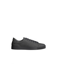 Sneakers basse a quadri grigio scuro