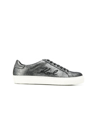 Sneakers basse argento di Karl Lagerfeld