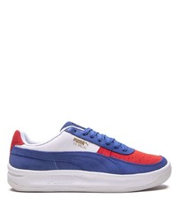 Sneakers basse bianche e rosse e blu scuro di Puma
