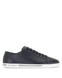 Sneakers basse blu scuro di Dolce & Gabbana