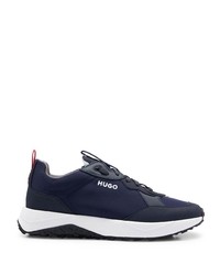 Sneakers basse blu scuro di Hugo