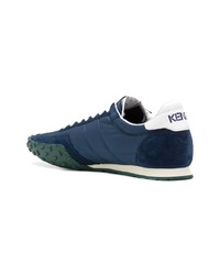 Sneakers basse blu scuro di Kenzo
