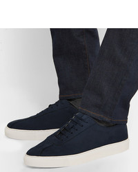 Sneakers basse blu scuro di Grenson