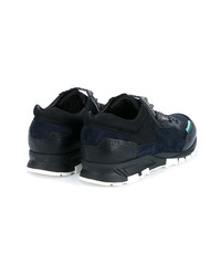 Sneakers basse blu scuro di Lanvin