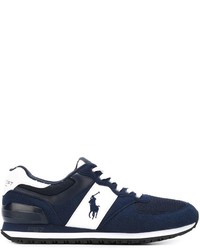 Sneakers basse blu scuro di Polo Ralph Lauren