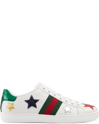 Sneakers basse con stelle bianche di Gucci