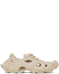 Sneakers basse di gomma beige di Balenciaga